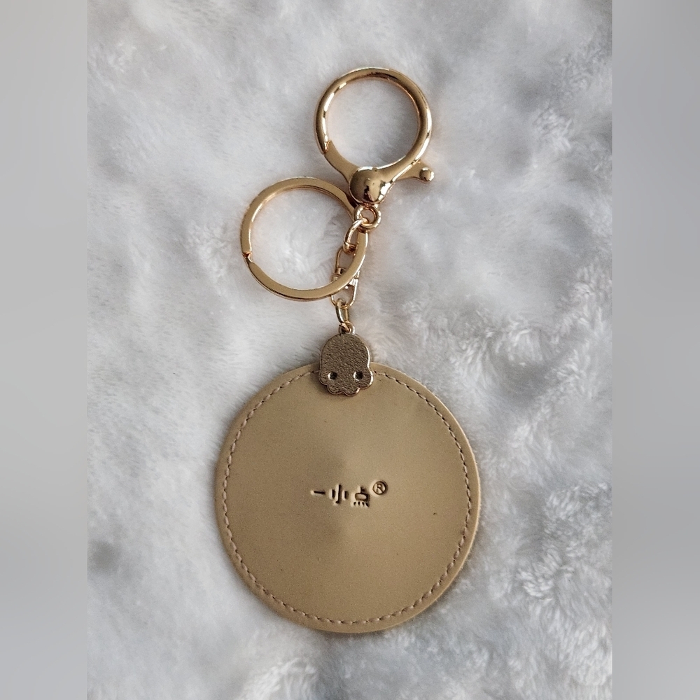 Cute Corgi Keychain with Gold Accents Bag Charm - Picture 3 of 4